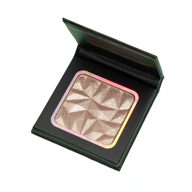 Paleta de resaltadores faciales con purpurina brillante, paleta de contorno natural nude brillante, iluminador de maquillaje de alto brillo, disponible en Yaxa Peru
