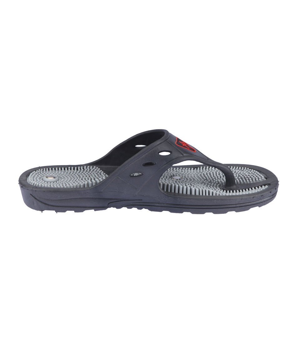 Super India Store Unisex Acupressure Slippers Sandals For Pain Relief & Total Health Care (Gh-01- Grey -Size-10) Super India Store Unisex Acupressure Slippers Sandals For Pain Relief & Total Health Care (Gh-01- Grey -Size-10)