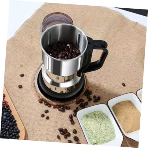 Moulin électrique compact pour café et céréales avec broyage fin à la maison