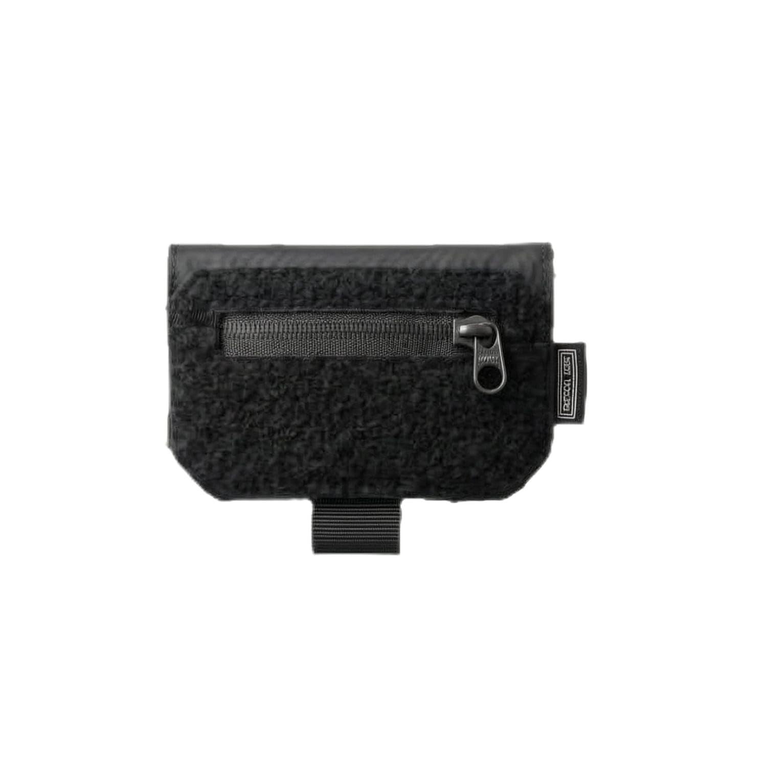 compact everyday carry waist pouch textured black waist pouch bag accessory strap loop tab, edc