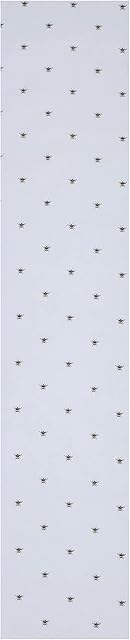 Sleepdown Table Runner 100% Cotton Half Panama Bumblebee Animal Printed for Dining Décor - Table Cover Cloth for Party, Banquet, Wedding & Outdoors - White - 220cm x 44cm