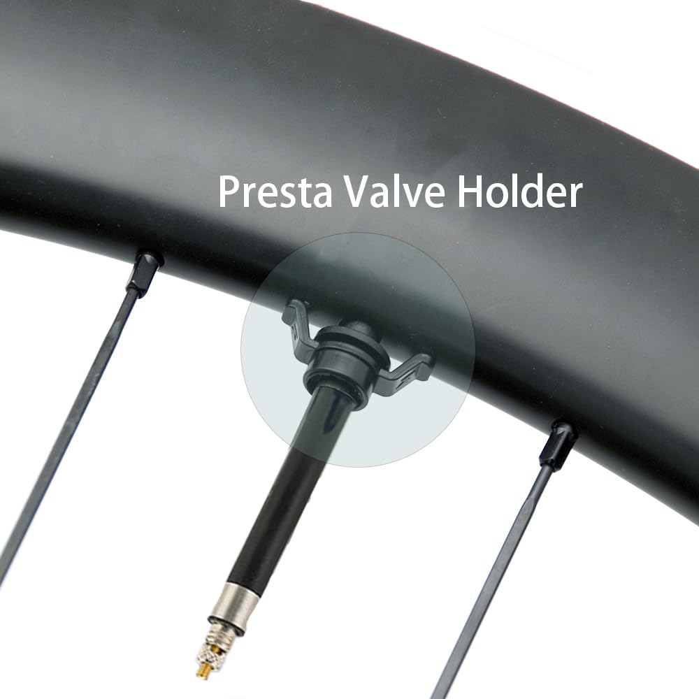 Chambre à air en TPU 700C (route et gravier) avec tige de valve Presta amovible, support de vavle et patchs