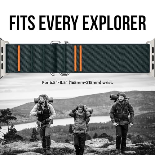 Image of Suitisbest Straps Compatible for Apple Watch Ultra 3 Strap 49 /46 /45 /44 /42 /41 /40 /38mm, Stretchy Nylon Sport Loop Strap with S-Hook for Apple Watch Ultra 3 /2 /1 SE3 Series 11 10 9 8 7 6 5 4【Band only】