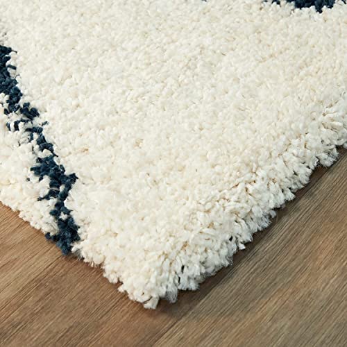 Image of Modern Quality Carpet /Trending Design Hand Woven Fluffy Rug /Mats for Bedroom /Dinning Hall /Living Room 2-inch Thick [Size 7x10 feet]