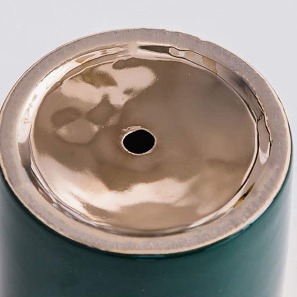 Wiszące donice Ogród Ogrodnictwo Doniczki Doniczki biurowe, doniczki ceramiczne z tacą Zielony/biały Cylindryczny (zielony 18 * 18 * 18CM)
