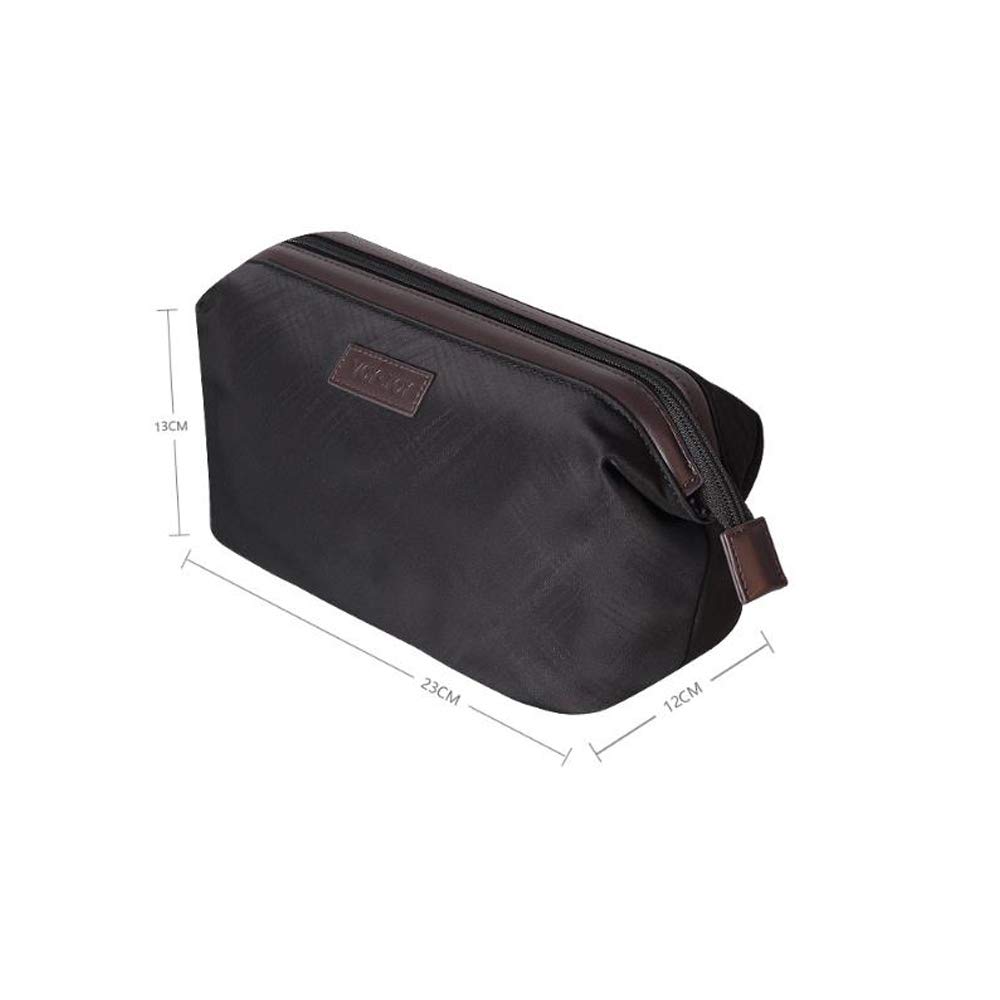 REYG Neceser De Viaje para Hombre Repelente Al Agua De Gran Capacidad Esencial para Viajes Y Vacaciones 23 * 13 * 12 Cm,IngeBlack