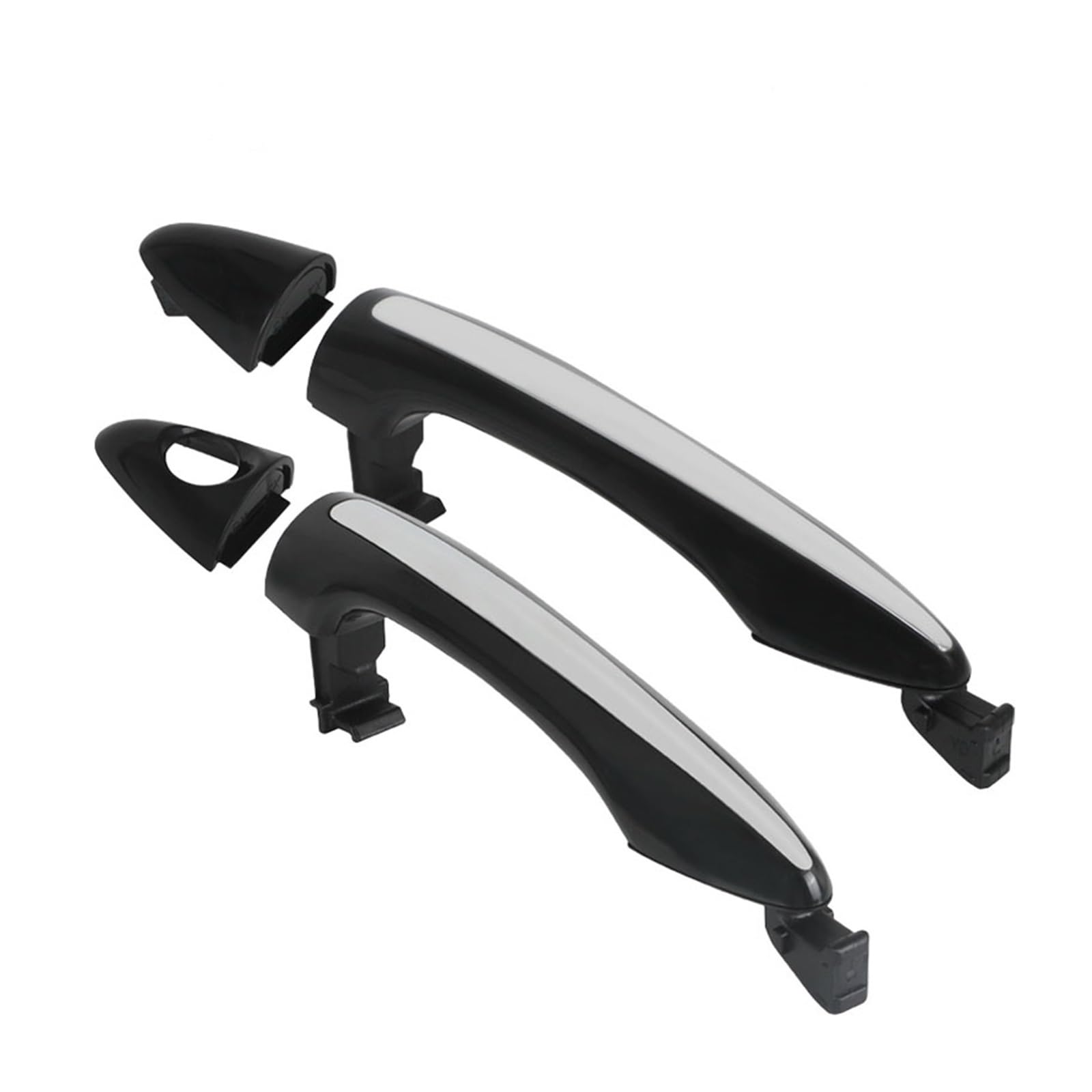 Trash Bin 2Pcs Front Lh Rh Side Door Handle 82652A7030 82651A7020 Front Rear Left Right Door Handle For Kia For Forte For Cerato 2014-2018(2Pcs Front Lh Rh)