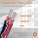 Solar Extension Cable 10 Gauge Panels Wire 3Ft 10AWG (6mm²) PV Wires SJZSUNRUN Tinned Copper Cables with 2 Pairs Solar Connectors for Outdoor Automotive, Marine, (Black&Red)
