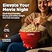 The Orginal HotPop Silicone Popcorn Maker - Microwave Popcorn Popper with Handles - Collapsible Bowl, Heat-Resistant, Easy to Clean, Ideal for Family Movie Nights, 15-Cup Capacity - Red
