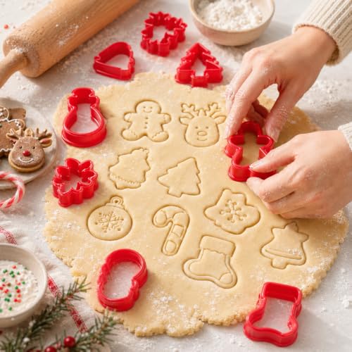 Mini cortadores de galletas de Navidad perfectos para regalar dulces caseros 5