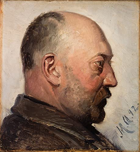 Affiche impression d'art Thorvald Bindesbøll par Michael Peter Ancher - Toile déco 60x90cm