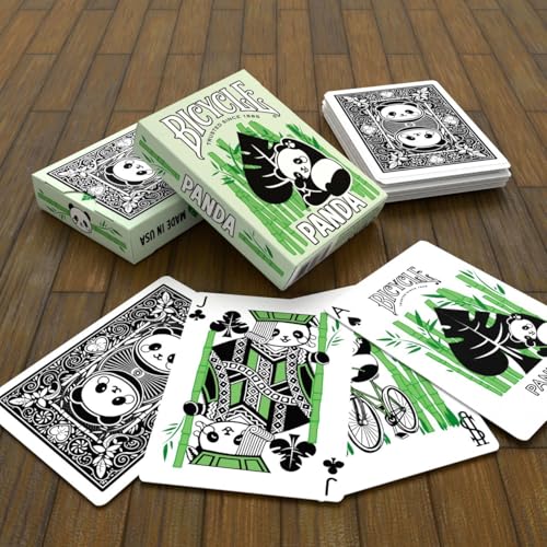 Image of Bicycle Panda Playing Cards, Cute Animal Playing Cards, 1 Deck