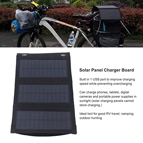 Solar Panel Charger Board, Foldable Solar Charging Panel with USB Interface 5V Output Folding Solar Panel Charger Board, Flood & Security Lights