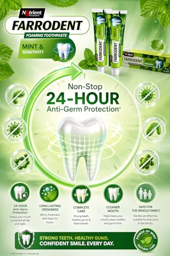 Image of Toothpaste 150g - Pack of 3 | Teeth Whitening paste | Stain Removal Tooth Paste with Mint Flavour | Advanced Health Anti-Germ Toothpaste | Whitens Yellow Teeth | Enamel-Safe for Daily