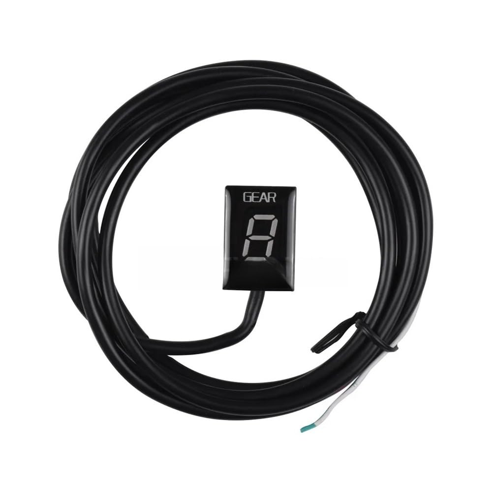 Indicatore di Cambio Marcia per Moto per Tutti i Modelli con contachilometri/Trip Digitale per Tutti Gli Anni. Indicatore di Marcia per Moto a 1-6 Livelli, misuratore di Marcia Digitale (Blu).