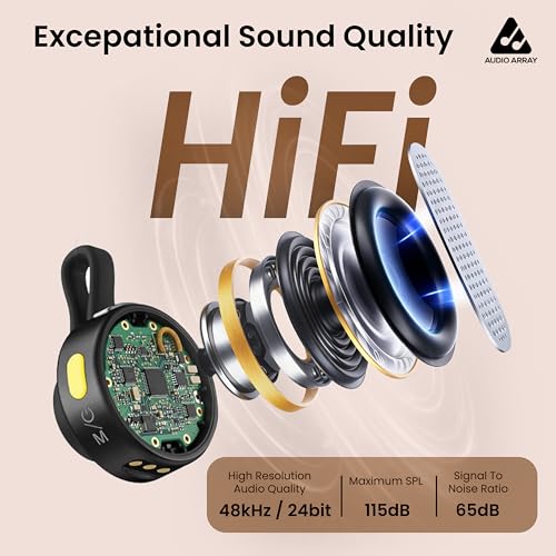 Image of Audio Array 2026 Edition Wireless Microphone for Camera /iPhone /Android /iPad /Laptop, Lav Mic with Charging Case, AI Noise Reduction, 50H Battery, 230ft Range, for Recording, YouTube | AM-W22 v2