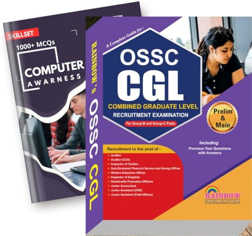 OSSC CGL 2023 Book For Prelim & Main Combined Graduate Level For G...