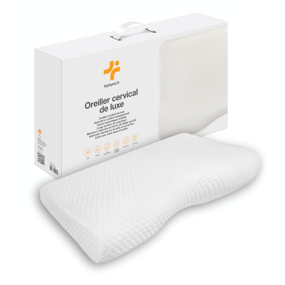 Cuscino Antirughe Hypuno 2 In 1 | Memory Foam Ortopedico | Doppia Altezza Per Collo E Spalle | Fodera Setosa E Traspirante | Garanzia 36 Mesi