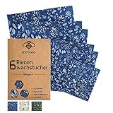 Bienenwachstücher für Lebensmittel I Wiederverwendbare Wachstücher I Beeswax...