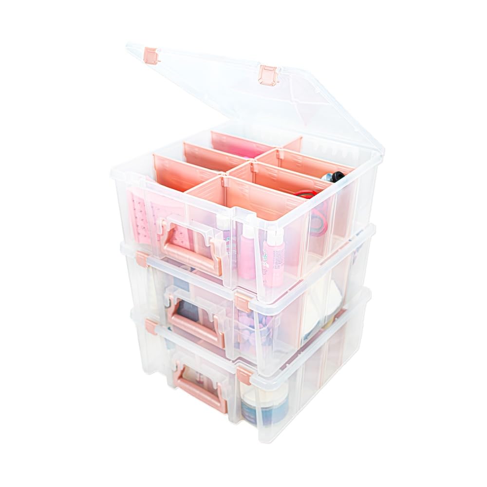 Amazon.com: ArtBin Super Satchel Double Deep, 3 Pack, 8