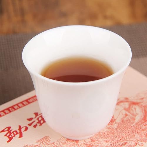 Ancient Tree Aged Tea Mellow Black Tea Menghai Golden Brick Ripe Pu'er Tea 250G #TOP5