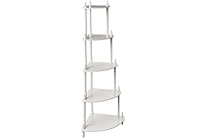 Frenchi Home Furnishing 5-Tier Corner Shelf Stand