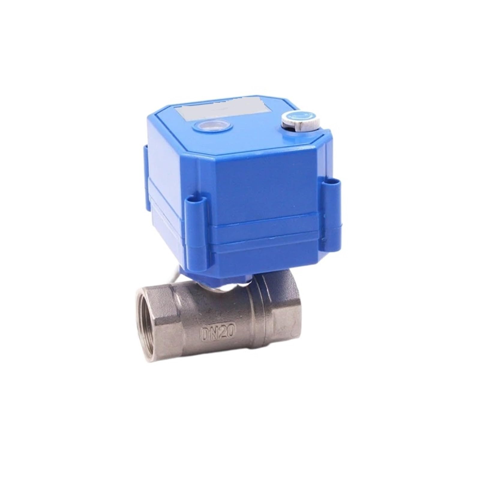 Vanne à Sphère, Vanne À Bille Motorisée en Acier Inoxydable 1/2, 3/4 ", 1", 304, Vanne À Bille Électrique avec Interrupteur Manuel, Actionneur Électrique(1/2",12_CR02)