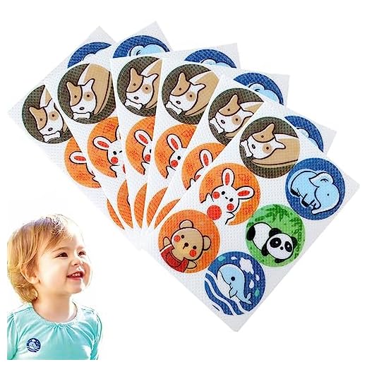 para crianças, Caricatura Óleo Essencial Natural Infundido Patches Adesivos | Adesivos repelentes infantis para acampamentos e viagens ao ar livre Pinnkl