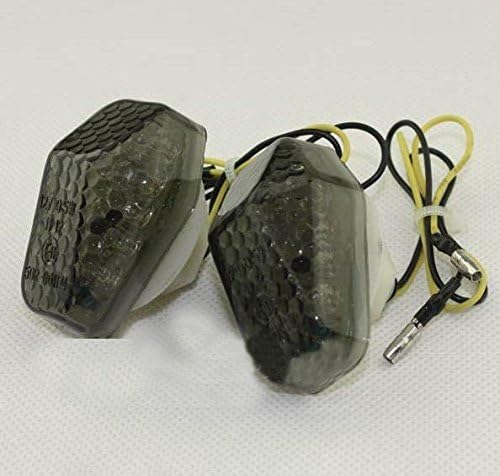 cat1986cat1986 motorcycle flush mount led turn signal smoke lens for aftermarket universal bike suzuki gsxr