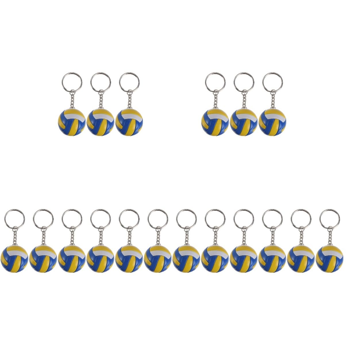 SUPVOX Portachiavi Simulato Di Pallavolo Ricevitore Lanciatore Portachiavi Pallavolo Borse Di o Ciondolo Chiave Del Giocatore Di o Pu
