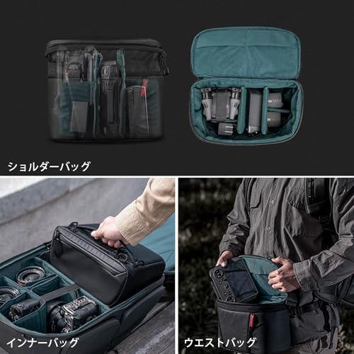 Image of [PGYTECH] OneMo 2 BackPack Camera Bag Drone Bag Large Capacity Backpack with Built-in Pouch Extended Clamshell Design Splashproof YKK Zipper