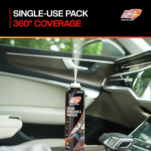 Image of Car Air Refresher & Sanitizer Spray | 100ml | AC Disinfectant, Sanitizes Cabin, Eliminates Odour, Refreshing Cranberry Fragrance, Fresh New Car Smell