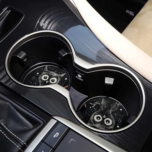 Portavasos de Madera para Carro 2.6 pulgadas 2 Piezas miniatura 7