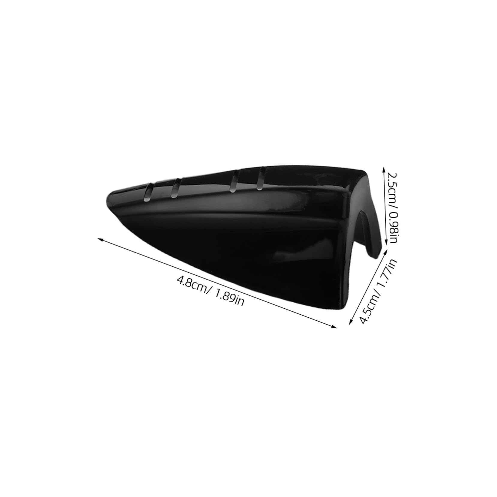 Ailes De Protection Pour Lunettes Écrans De Sécurité TPU Black 4 Pièces