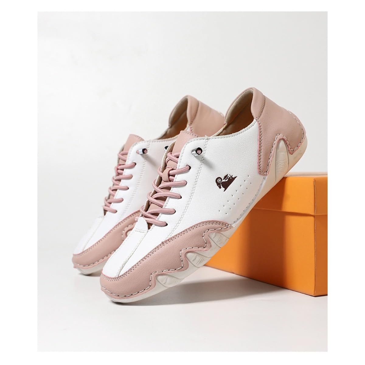 Handgefertigte Leder-Low-Top-Wanderschuhe für Herren und Damen