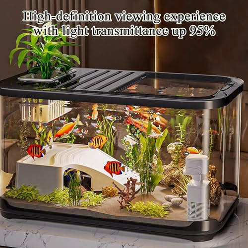 魚水槽用換気孔 - ベタ用アクアリウム | 植栽装飾 砂利 サンゴ砂 塩水レイアウトに最適