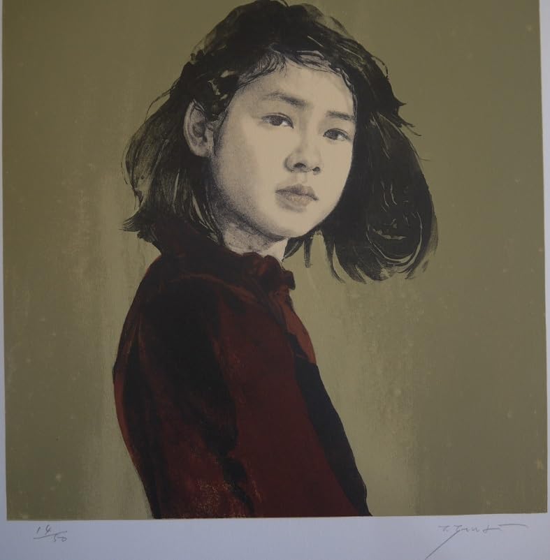 リトグラフ　藤井勉　シートのみ 藤井勉 洋画家 リトグラフ シートのみ 藤井勉 洋画家 リトグラフ