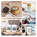 YRYM HT Clear Vinyl Transfer Paper Tape Roll-12 x 50 FT w/Alignment Grid Application Tape for Silhouette Cameo, Adhesive Vinyl for Decals, Signs, Windows, Stickers