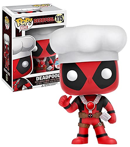 Funko Pop Chef Deadpool Nycc 2016 Exclusive Vinyl Bobblehead Figure
