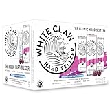 White Claw Hard Seltzer Black Cherry, 12 oz cans, 5% ABV (Pack of 12)