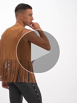 トップス LEATHER SUEDE NATIVE VEST L Women Native American Suede Leather Fashion Vest