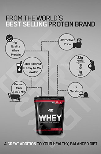 On Whey (797g) Refil - Sabor Morango, Optimum Nutrition