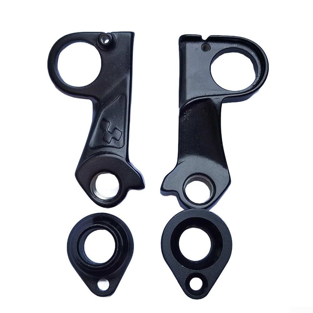 Gancio posteriore per deragliatore posteriore per Cube Reaction, Dropout in lega di alluminio con bulloni M12x1.0, parte di ricambio nera per mountain bike