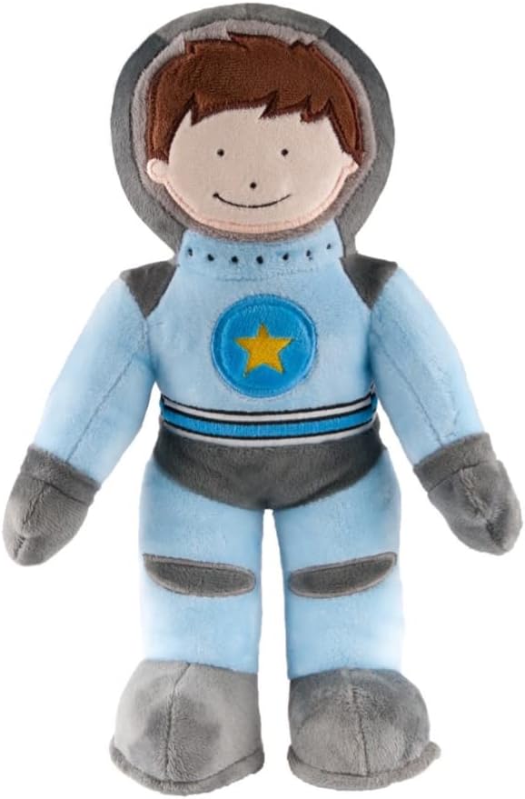 Storklings Astronaut Stuffed Animal, Spaceman Plush Soft Space Toy 12” Height, for Children of All Ages, Astronaut Toy in a Blue Spacesuit