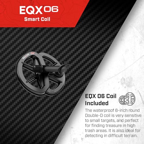 Image of MINELAB Equinox 700 Multi-Frequency Collapsible Metal Detector for Adults & Wireless Headphones Bundle with EQX 6 Coil