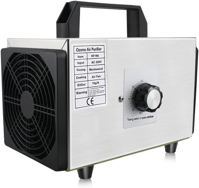 Generador de ozono comercial 15.000 mg/h ozonizador ionizadores de aire purificador de aire de acero inoxidable O3 desodorante para el hogar habitación Bar granjas coches y mascotas
