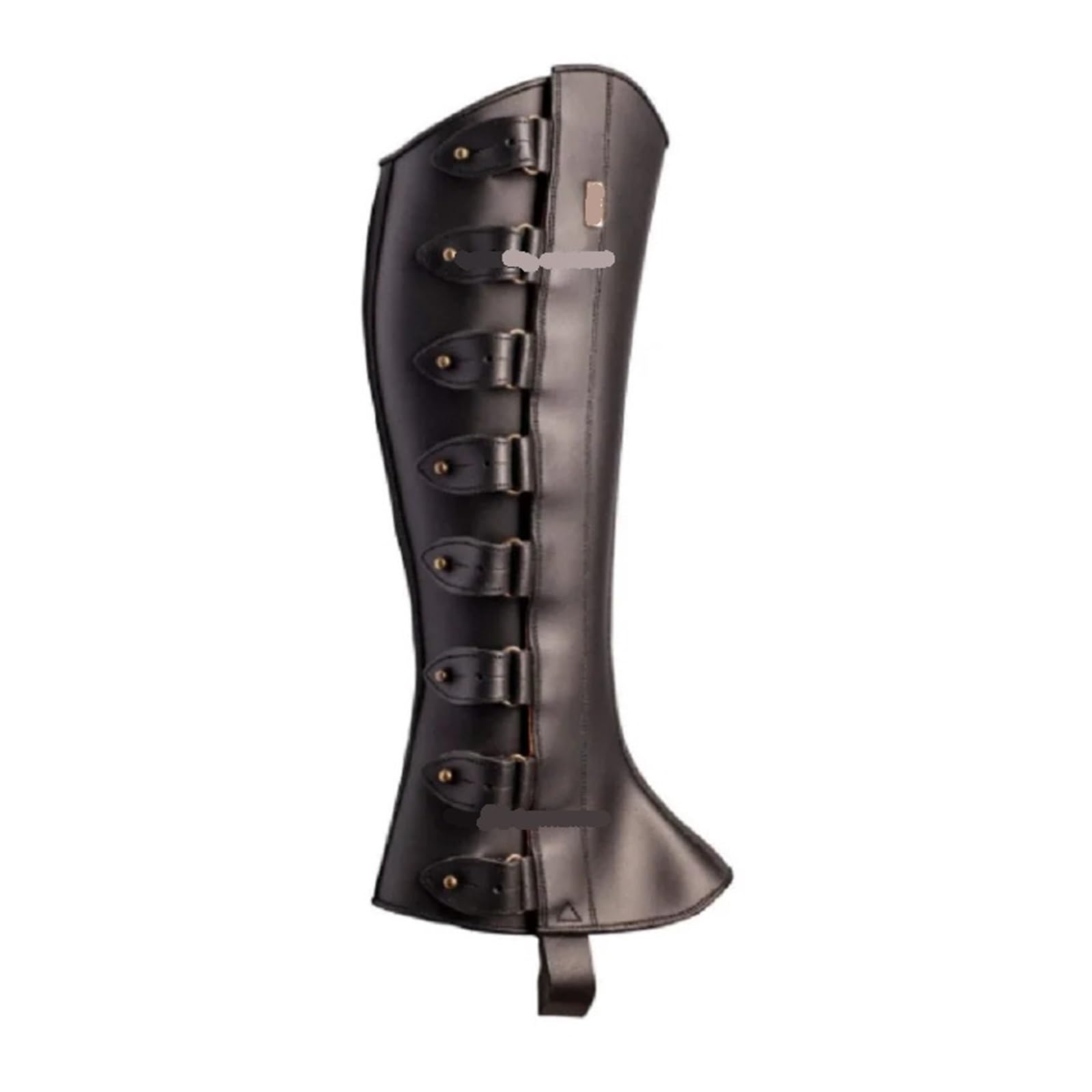 Reiten Half Chaps Rüstung Leder Halbchaps Schnürschnalle Schuhe Stiefel Cover Vintage Wandern Gaiter Männer Frauen Larp Ritter