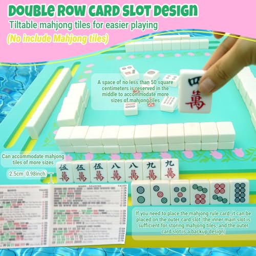 Mesa Flotante de Mahjong para Piscina Doble Cara miniatura 4