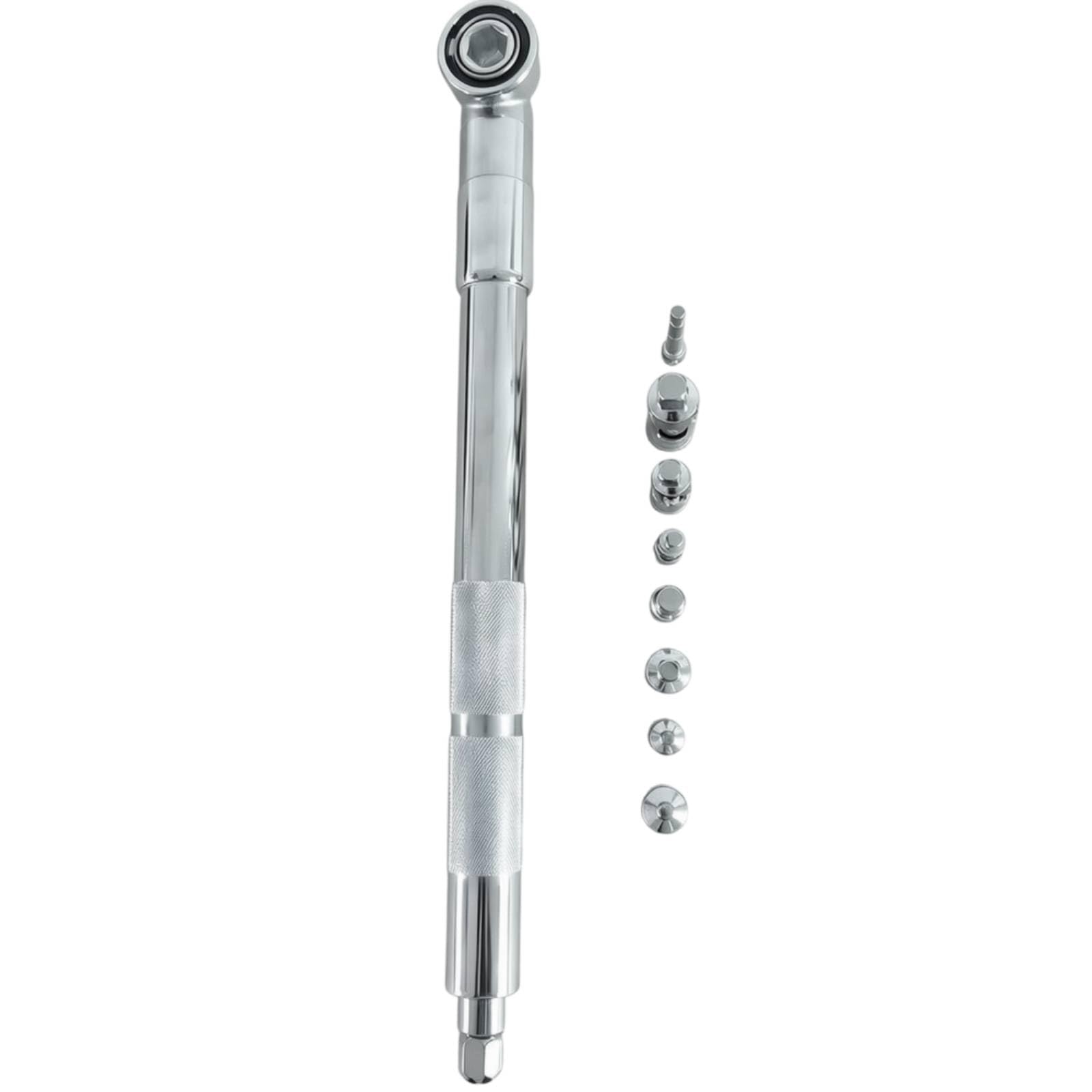 F Fityle Llave de Trinquete Manual de Extensión Herramienta de Alto Par con Encastre 1/2 Pulgadas Cuerpo Cilíndrico Alargado Incluye Adaptador de Conducción
