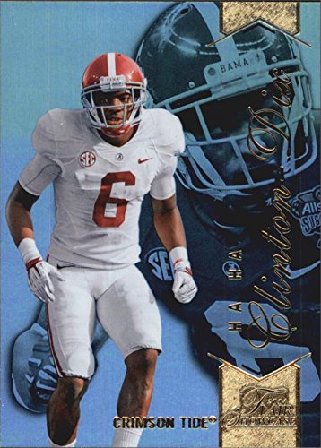 Ha Ha Clinton Dix football card (Green Bay Packers, Alabama Crimson Tide) 2014 Fleer Flair Showcase #6 Rookie